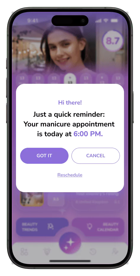 Mobile app: Routine Reminders
