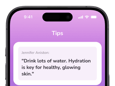 Mobile app: Tips